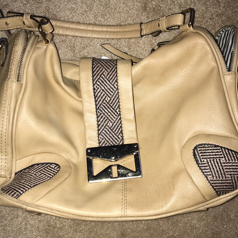 Tan leather bag
